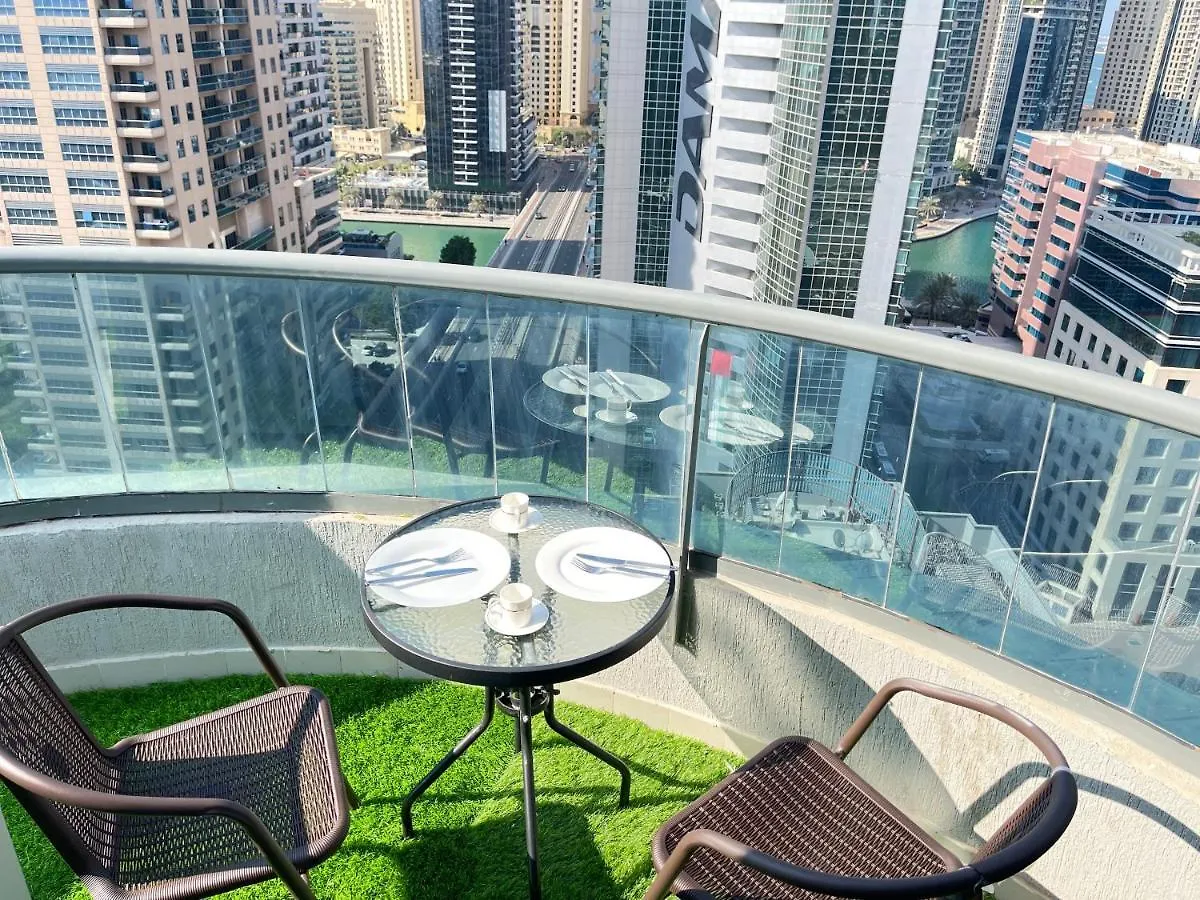 Private Gorgeous Room With Marina View With Shared Kitchen In Shared Apartment Dubaj 0*,