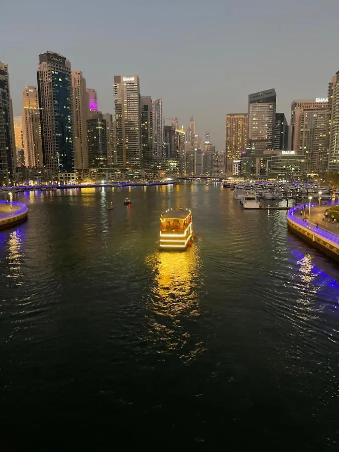 Private Gorgeous Room With Marina View With Shared Kitchen In Shared Apartment Dubaj 0*,